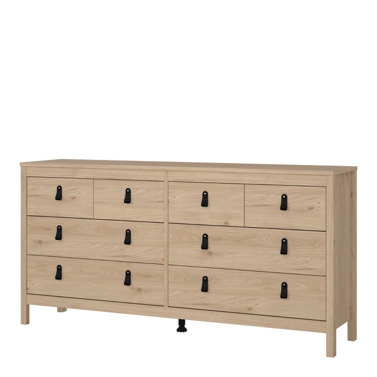 Barcelona Oak Chest of Drawers 4+4 Drawers