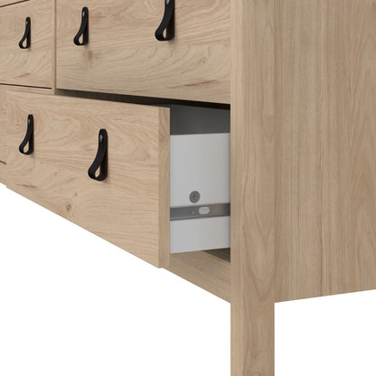 Barcelona Oak Chest of Drawers 4+4 Drawers