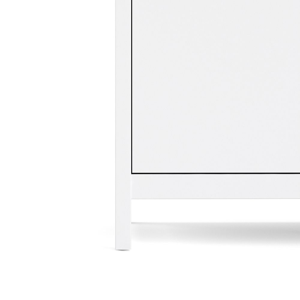 Barcelona White 3 Door Wardrobe