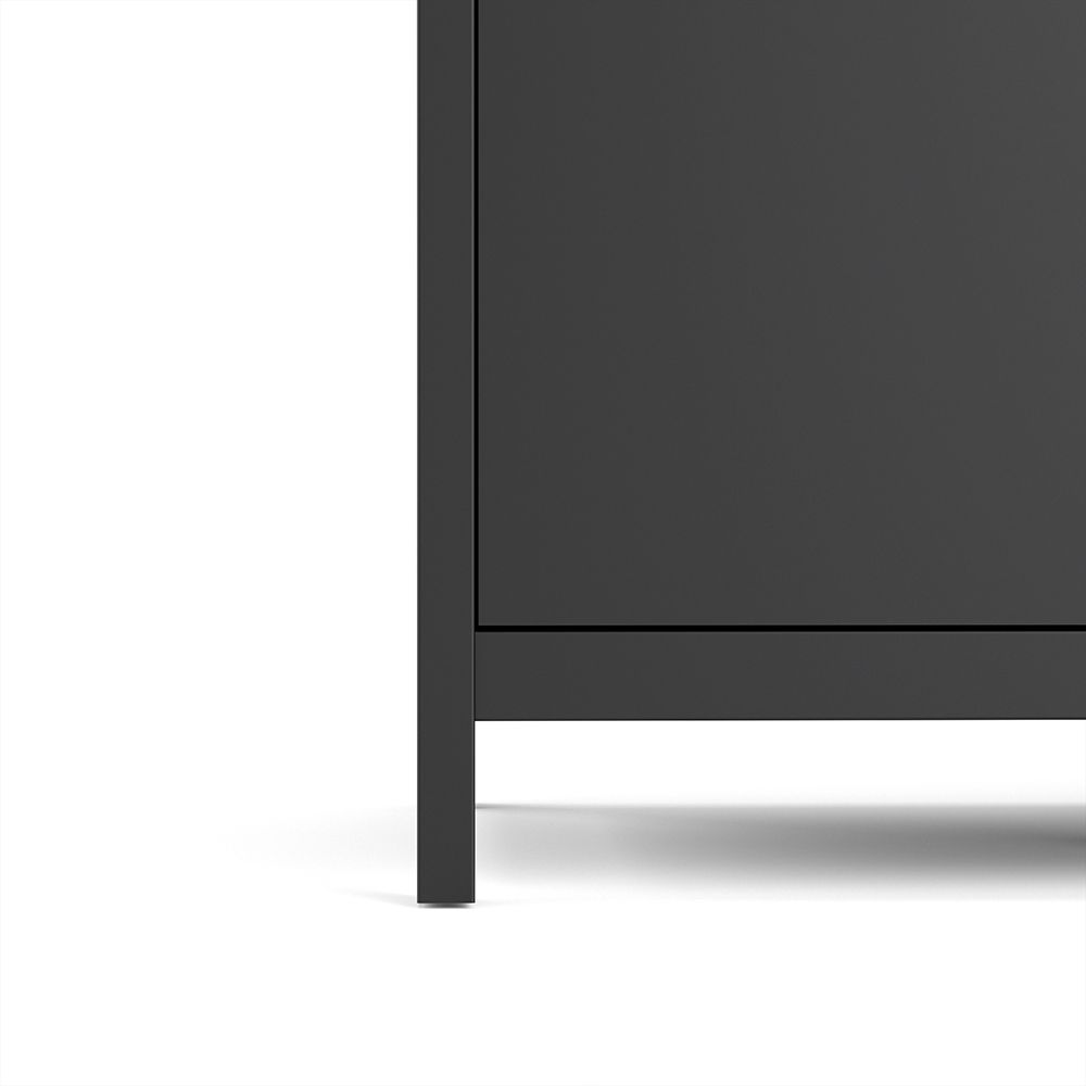 Barcelona Black 3 Door Wardrobe
