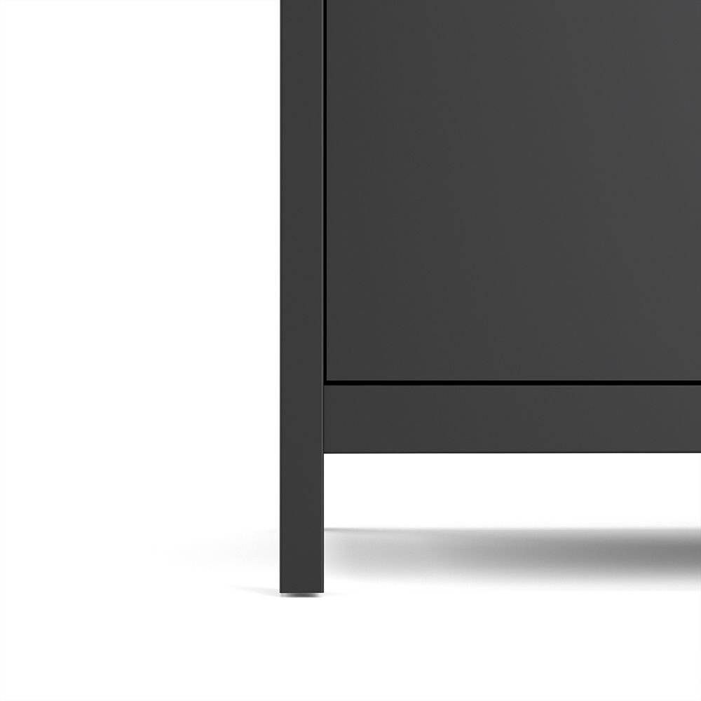 Barcelona Black Wardrobe with 2 Doors