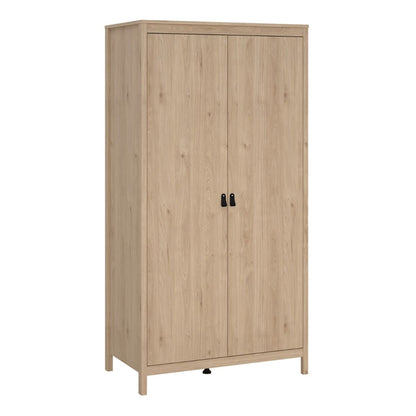 Barcelona Oak Wardrobe with 2 Doors
