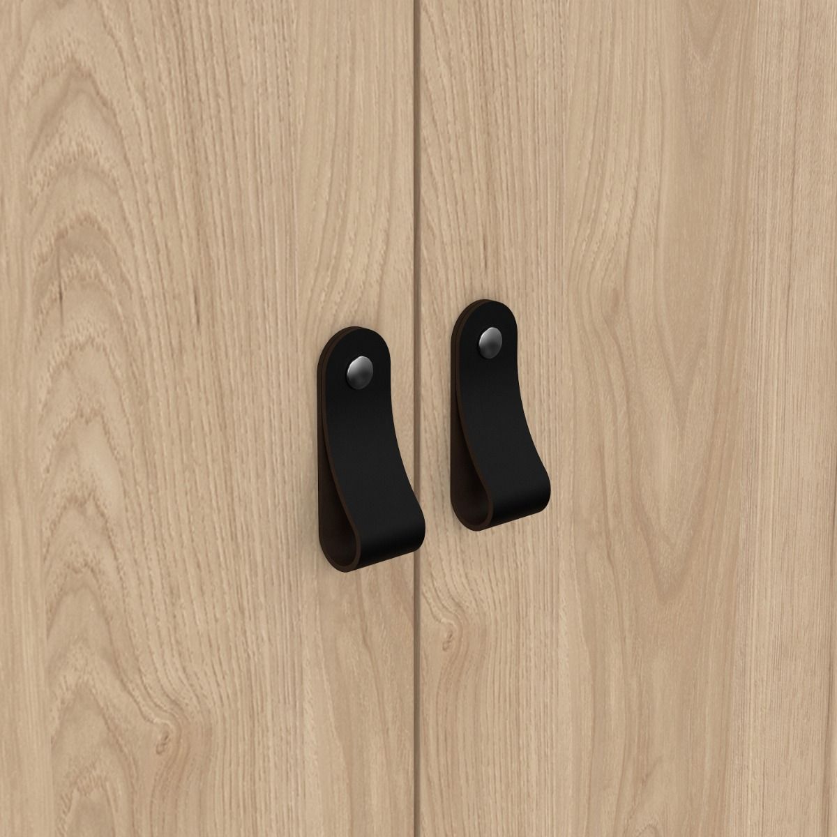 Barcelona Oak Wardrobe with 2 Doors
