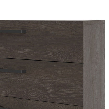 Dallas Chest of Drawers in Rovere Gessato Dark Oak