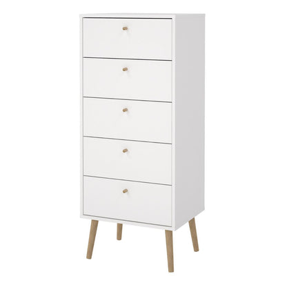 Cumbria Tall Chest of Drawers - 5 Drawers