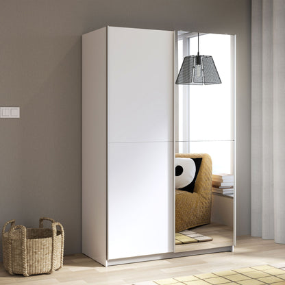 Babetta 2 Door Sliding Mirrored Wardrobe