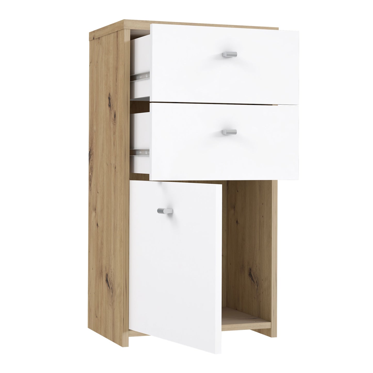 Best Chest Storage Cabinet with 2 Drawers & 1 Door