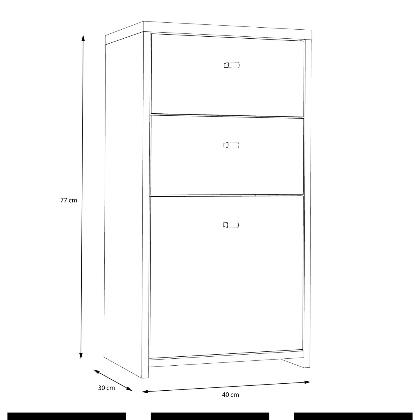 Best Chest Storage Cabinet with 2 Drawers & 1 Door