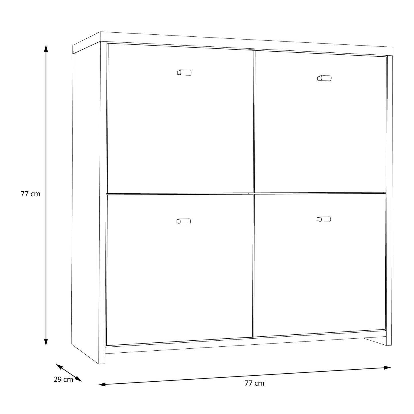 Best Chest Storage Cabinet with 4 Doors