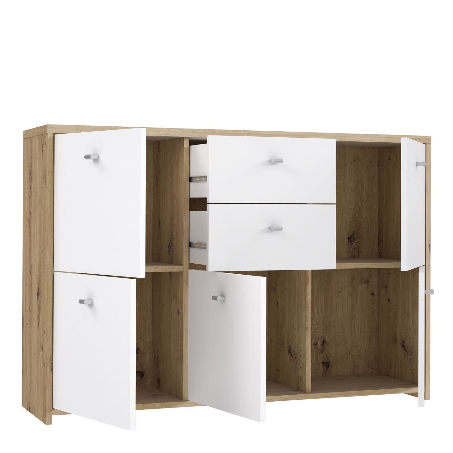 Best Chest Storage Cabinet with 2 Drawers and 5 Doors