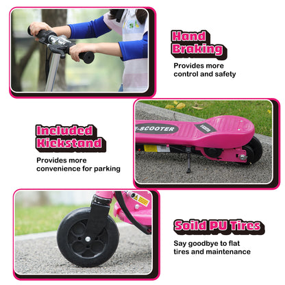 Velocity Kids Electric Scooter - Adjustable Height, Folding E-Scooter for Ages 7-14
