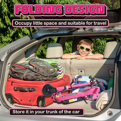 Velocity Kids Electric Scooter - Adjustable Height, Folding E-Scooter for Ages 7-14