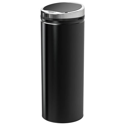 50L Automatic Motion Sensor Kitchen Bin - Hands-Free Rubbish Can, Black
