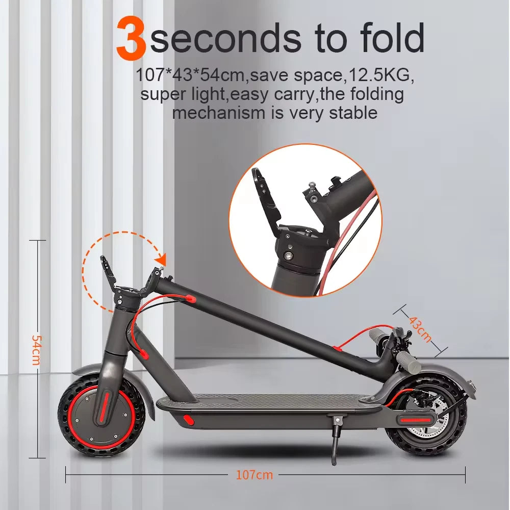 AVO M1 Electric Scooter - 350W Motor, 18.5 Mile Range, 10-inch Tires