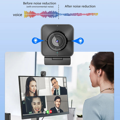 VividLink 4K HD Webcam with Autofocus & Privacy Shutter - Wide-Angle Lens & Built-in Mic