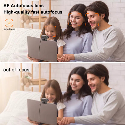 NexusView 1080P Full HD Webcam - Autofocus, Built-in Microphone & Privacy Shutter
