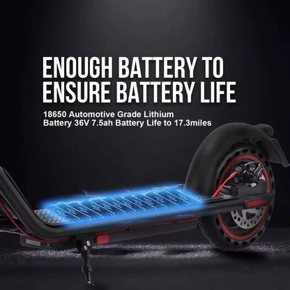 AVO M1 Electric Scooter - 350W Motor, 18.5 Mile Range, 10-inch Tires