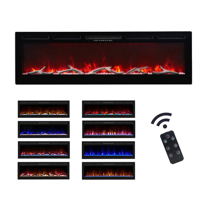 40-60" LED Insert Electric Fireplace