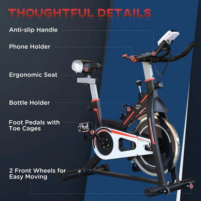 HM SmartFit Exercise Bike with LCD & Heart Monitor