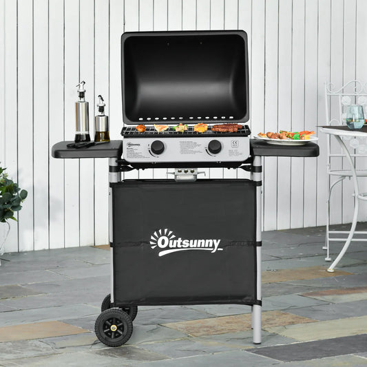 Propane Gas BBQ Grill 5.6 kW w/ Side Shelves