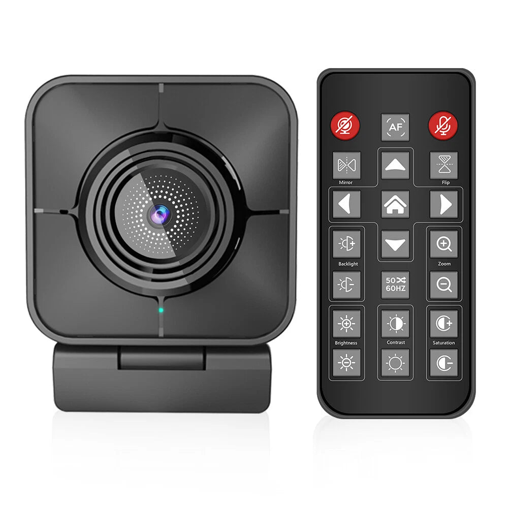 VividLink 4K HD Webcam with Autofocus & Privacy Shutter - Wide-Angle Lens & Built-in Mic