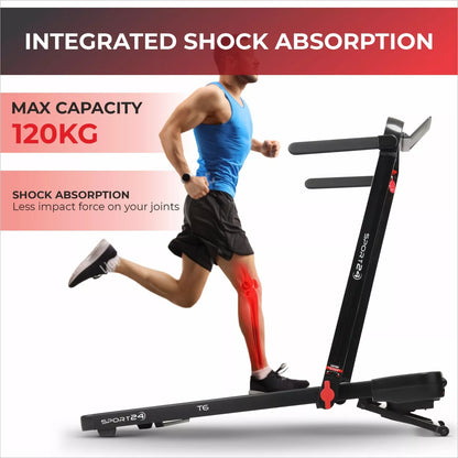 S24 Folding Electric Treadmill with Auto Incline & Bluetooth - 16km/h, 4.5HP Motor