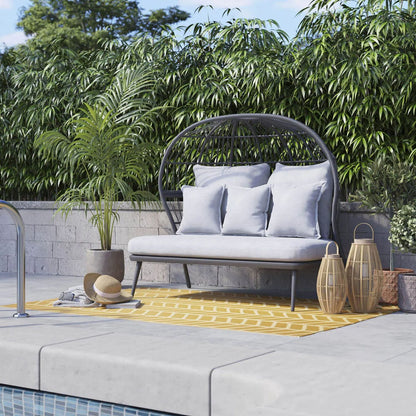 2 Seater Sofa Rattan Garden Furniture