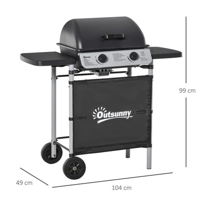 Propane Gas BBQ Grill 5.6 kW w/ Side Shelves