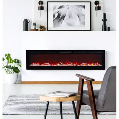 40-60" LED Insert Electric Fireplace