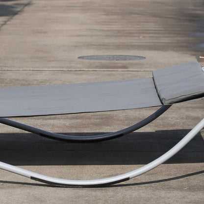 Grey Double Garden Patio Hammock