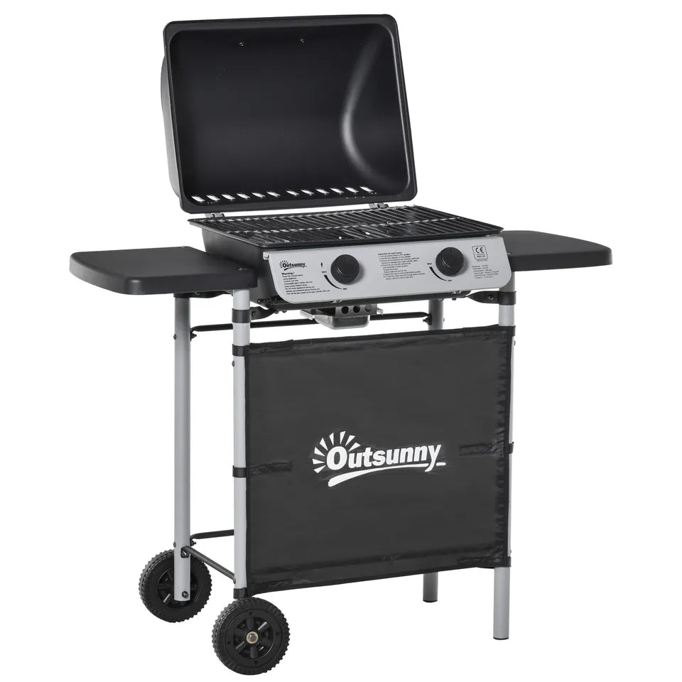 Propane Gas BBQ Grill 5.6 kW w/ Side Shelves