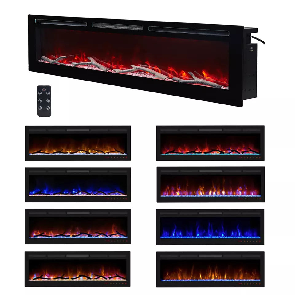 40-60" LED Insert Electric Fireplace