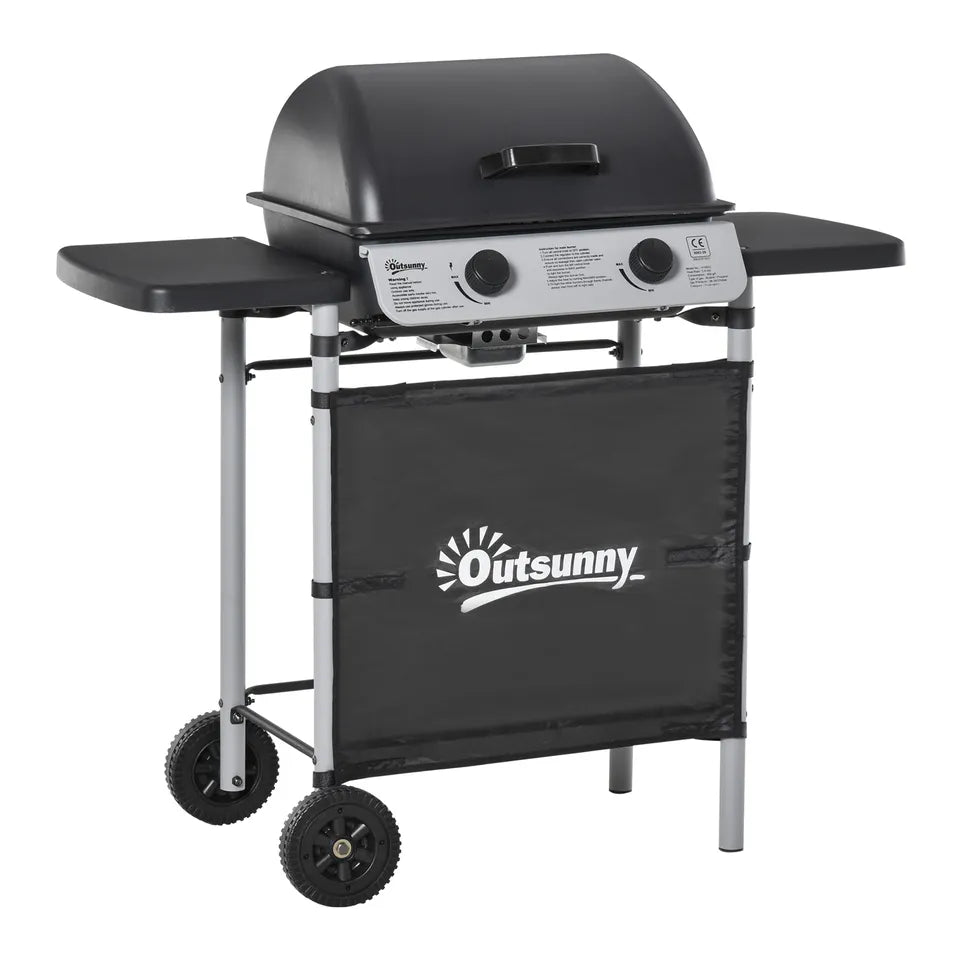 Propane Gas BBQ Grill 5.6 kW w/ Side Shelves