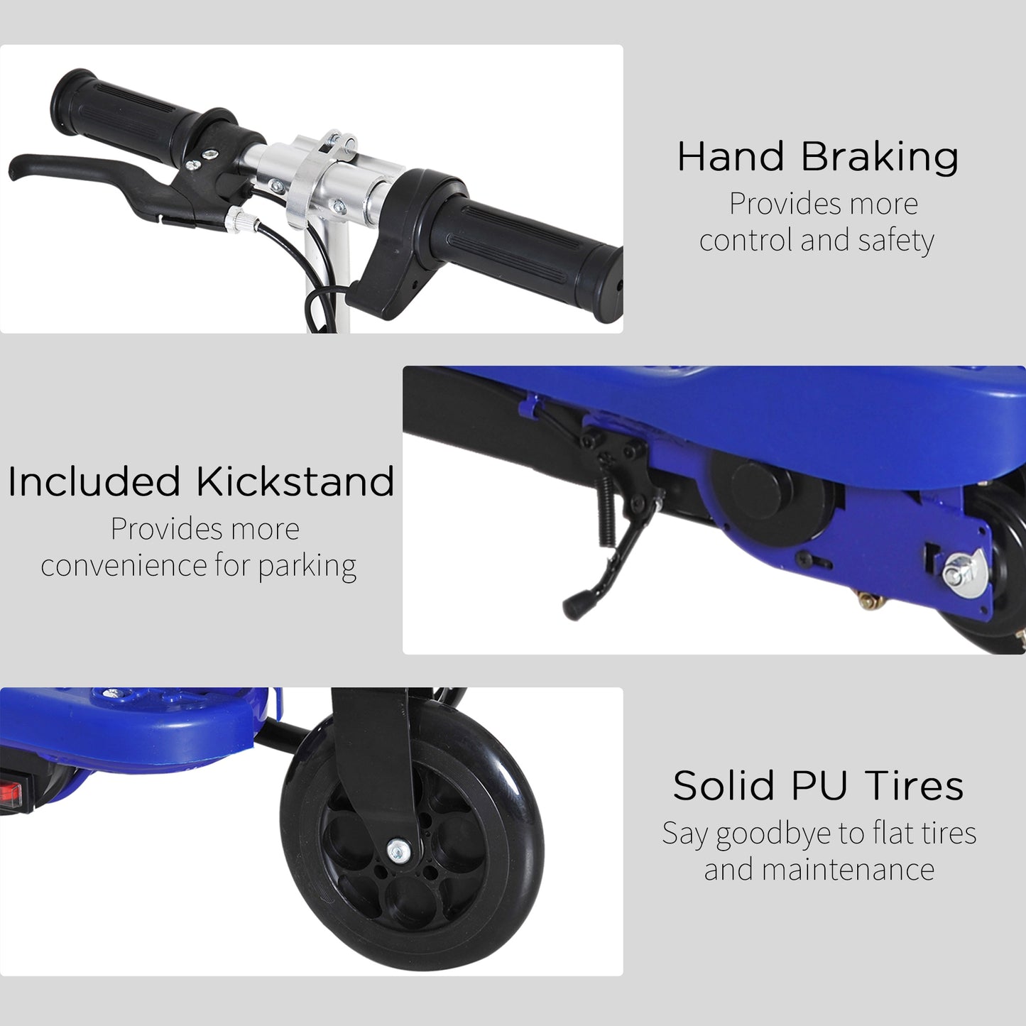 Velocity Kids Electric Scooter - Adjustable Height, Folding E-Scooter for Ages 7-14